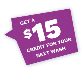 Offer of $15 discount on your next wash
