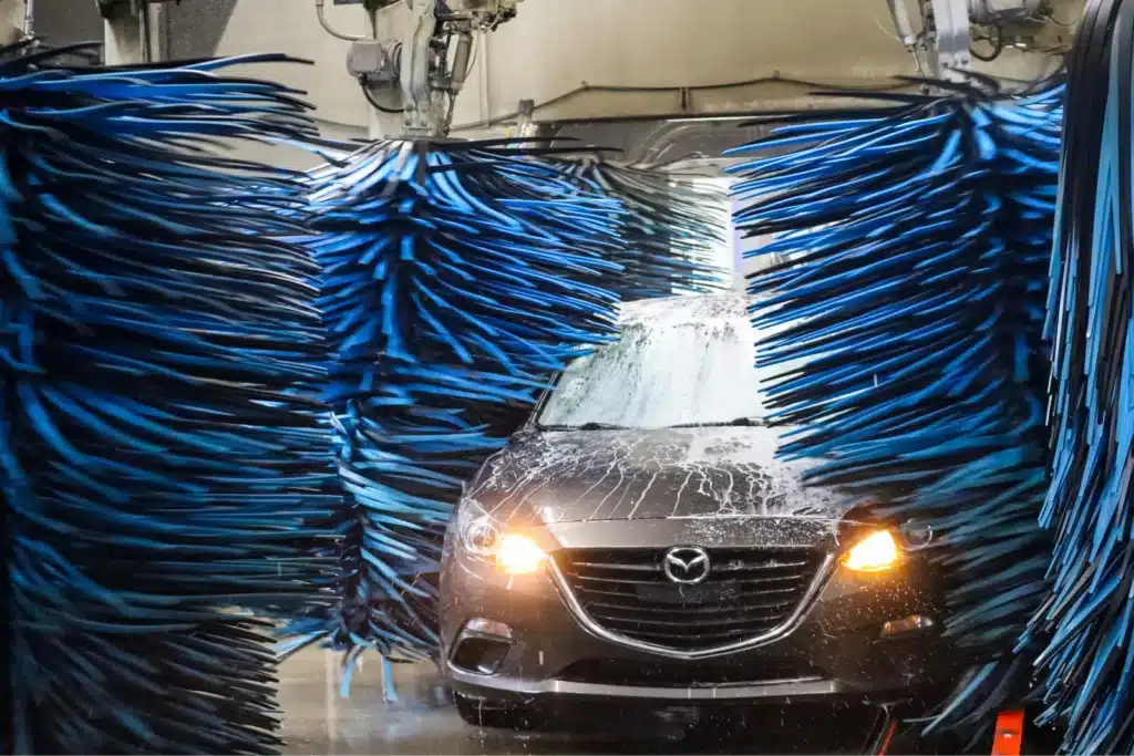 Plumb Grey Mazda | How Often Should You Wash Your Car? Blog by Mint Smartwash